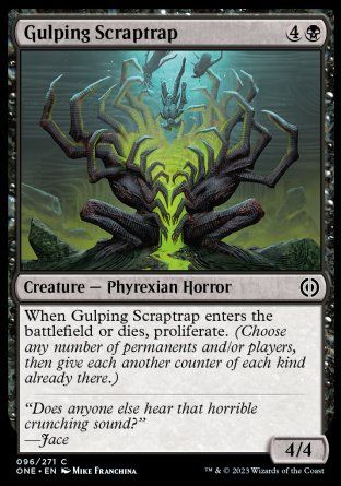 Gulping Scraptrap (Phyrexia: All Will Be One) Trading Card