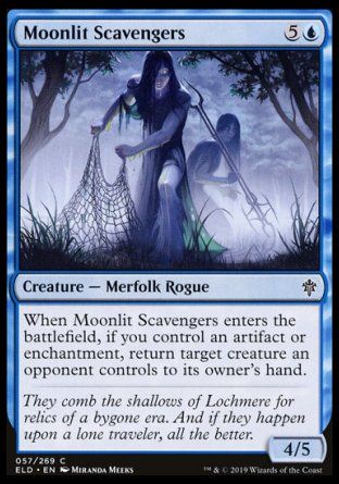 Moonlit Scavengers (Throne of Eldraine) Trading Card