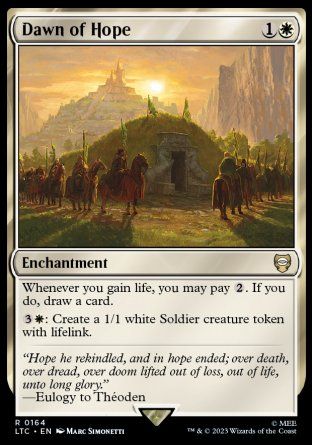 Dawn of Hope (The Lord of the Rings Commander Decks) Trading Card