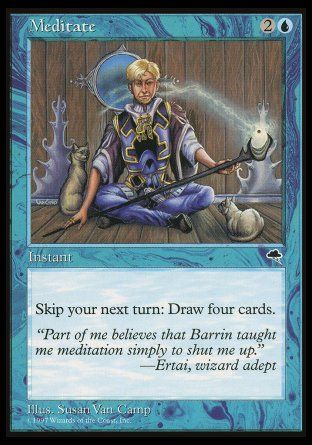 Meditate (Tempest) Trading Card