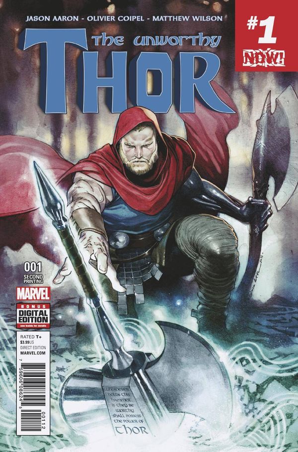 Now Unworthy Thor #1 (2nd Printing)