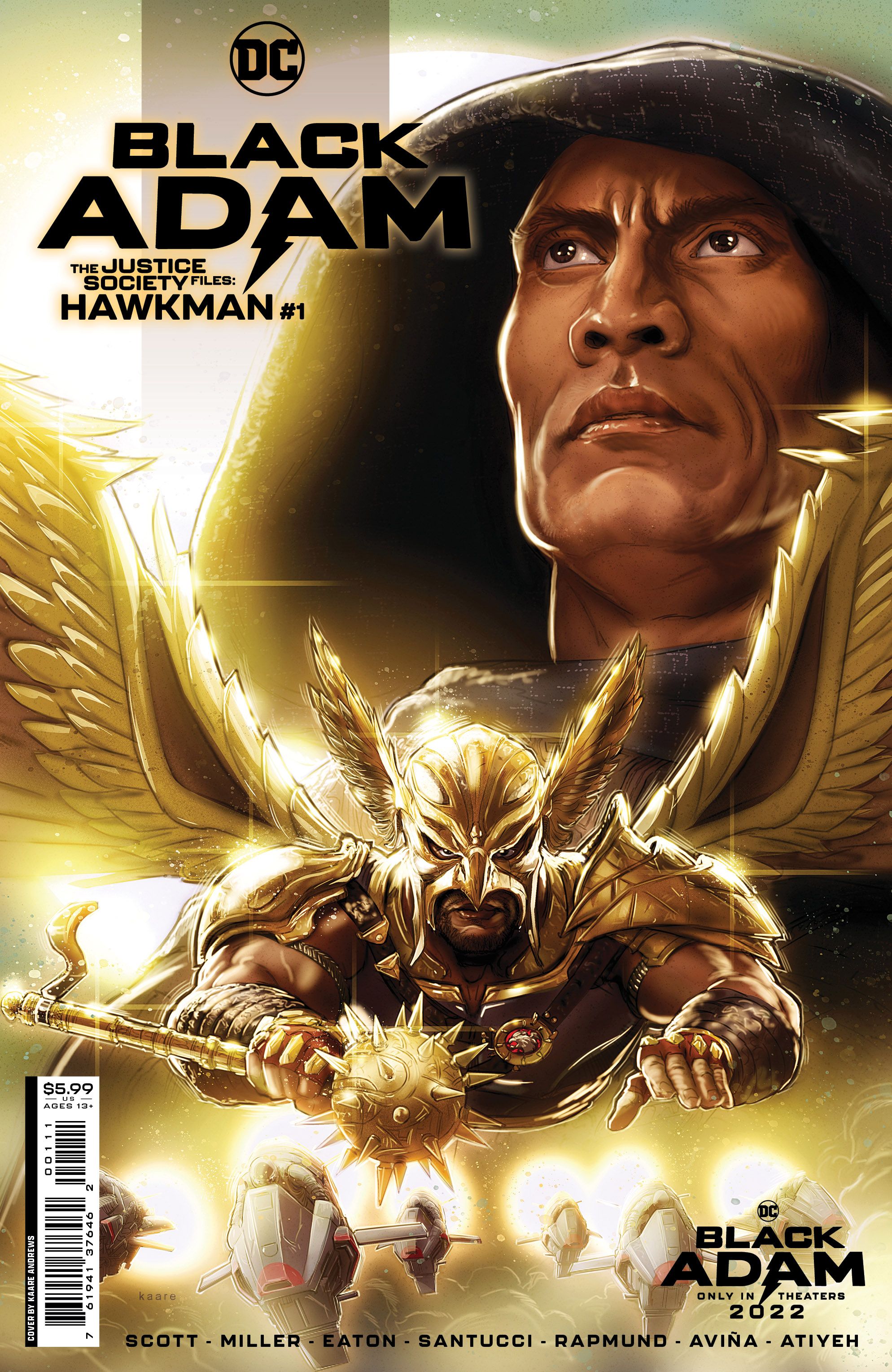 Black Adam – The Justice Society Files: Hawkman #1 Comic