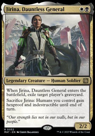 Jirina, Dauntless General (March of the Machine: The Aftermath) Trading Card