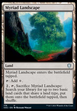 Myriad Landscape (Innistrad Crimson Vow Commander Decks) Trading Card