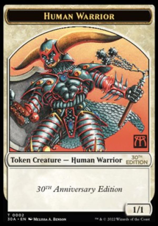 Human Warrior (Magic 30th Anniversary Edition)