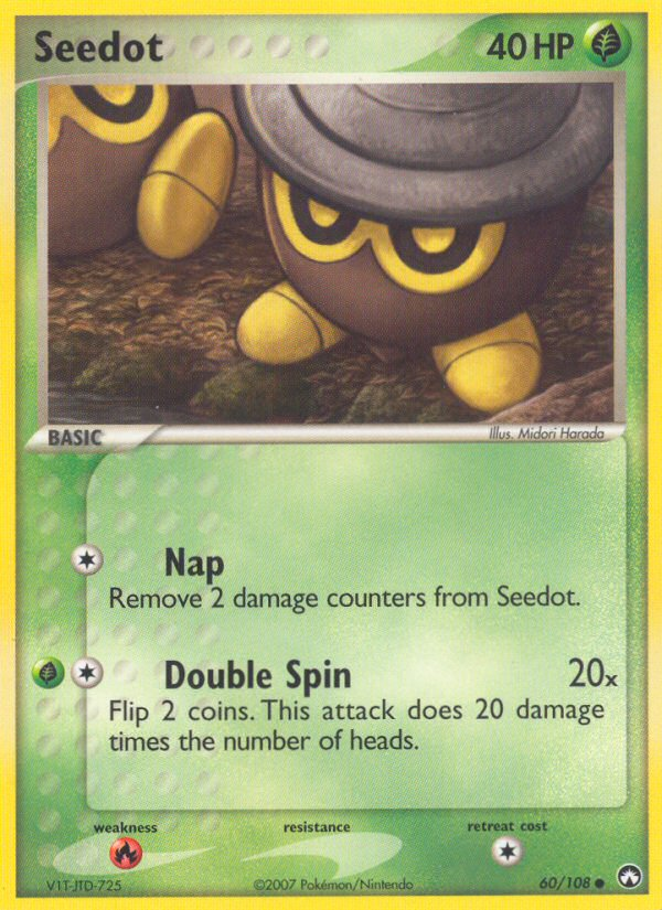 Seedot (60/108) - Power Keepers Pokémon Card