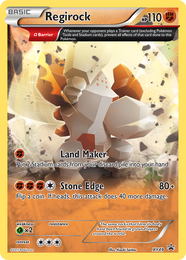 Regirock (XY49) - XY Black Star Promos Pokémon Card