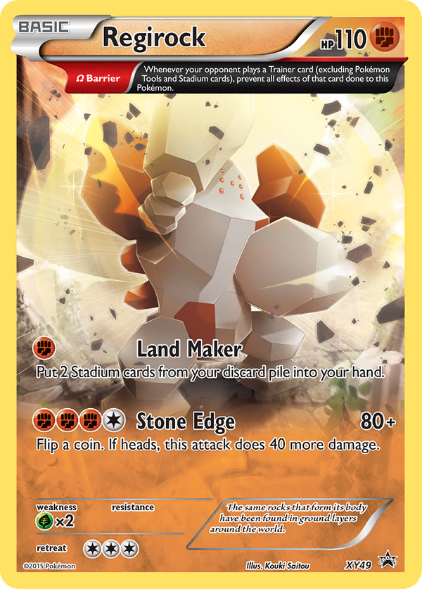 Regirock (XY49) - XY Black Star Promos