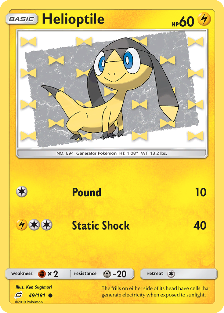 Helioptile (49/181) - Team Up Pokémon Card