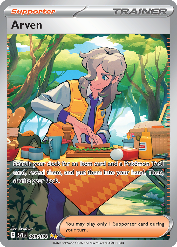 Arven (249/198) - Scarlet & Violet Pokémon Card