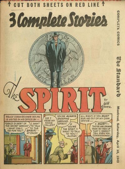 Spirit Section #4/11/1943 Comic