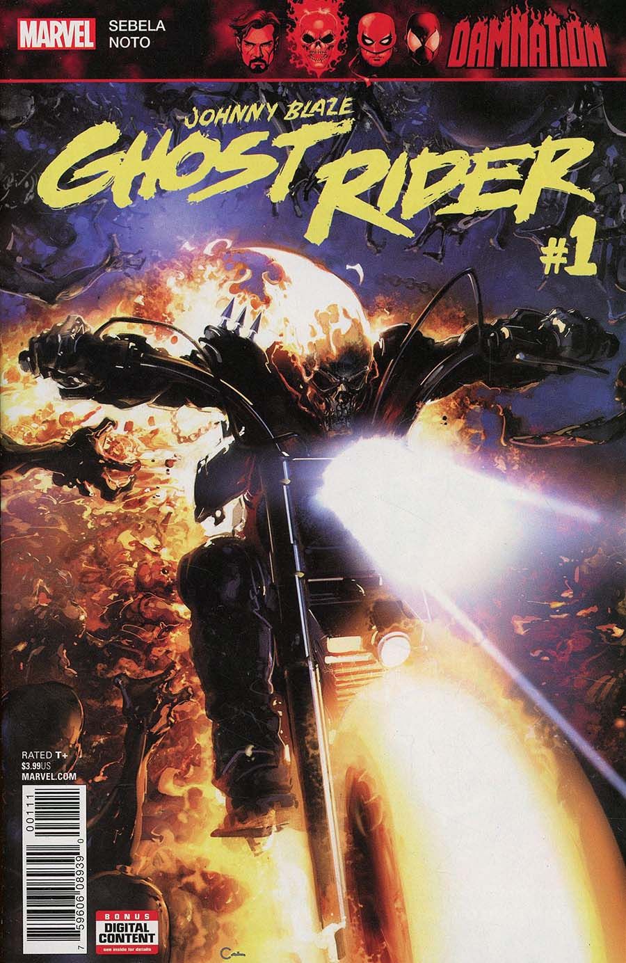 Damnation: Johnny Blaze - Ghost Rider #1 Comic