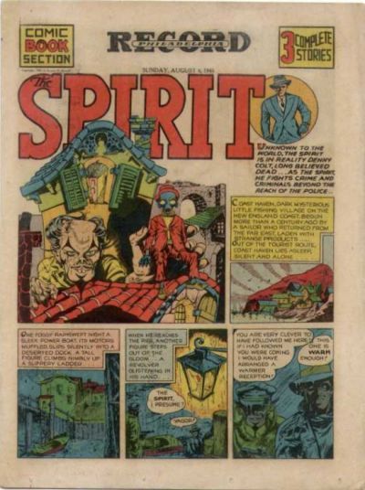 Spirit Section #8/4/1940 Comic