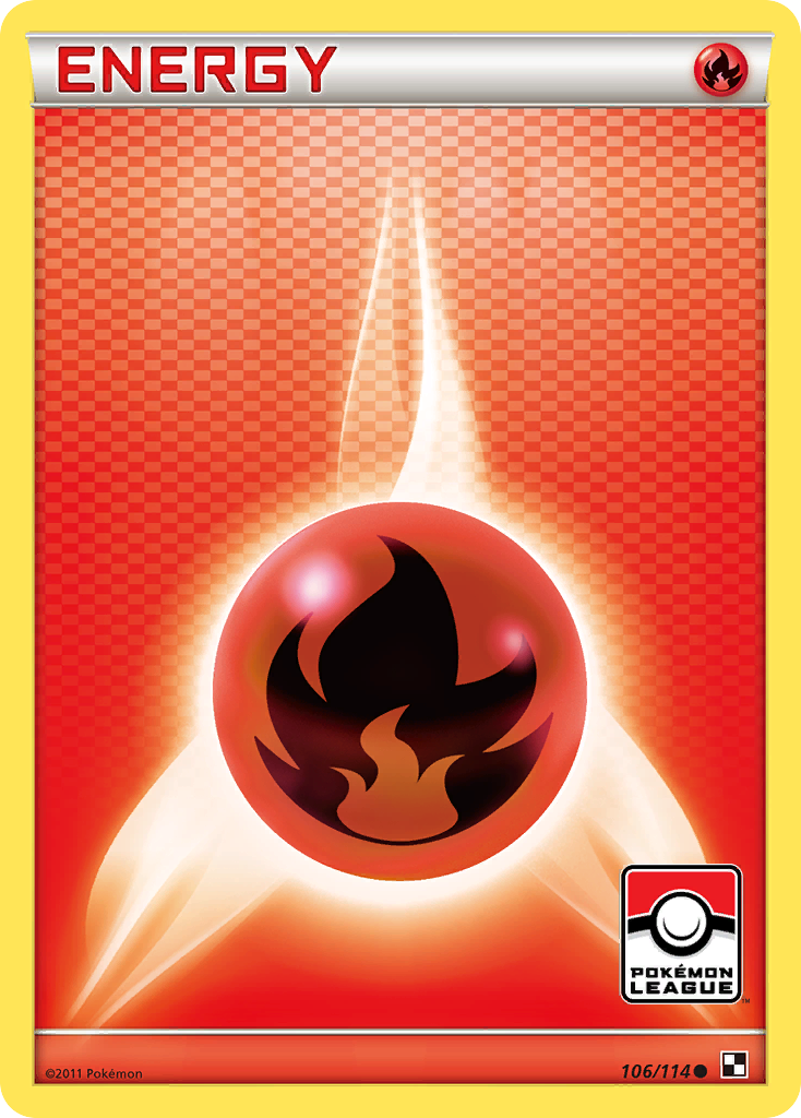 Fire Energy (106/114) - Black & White Pokémon Card