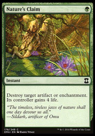 Nature's Claim (Eternal Masters) Trading Card