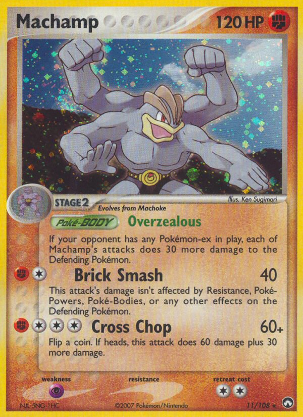 Machamp (11/108) - Power Keepers Pokémon Card