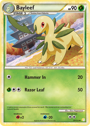 Bayleef (35/123) - HeartGold & SoulSilver