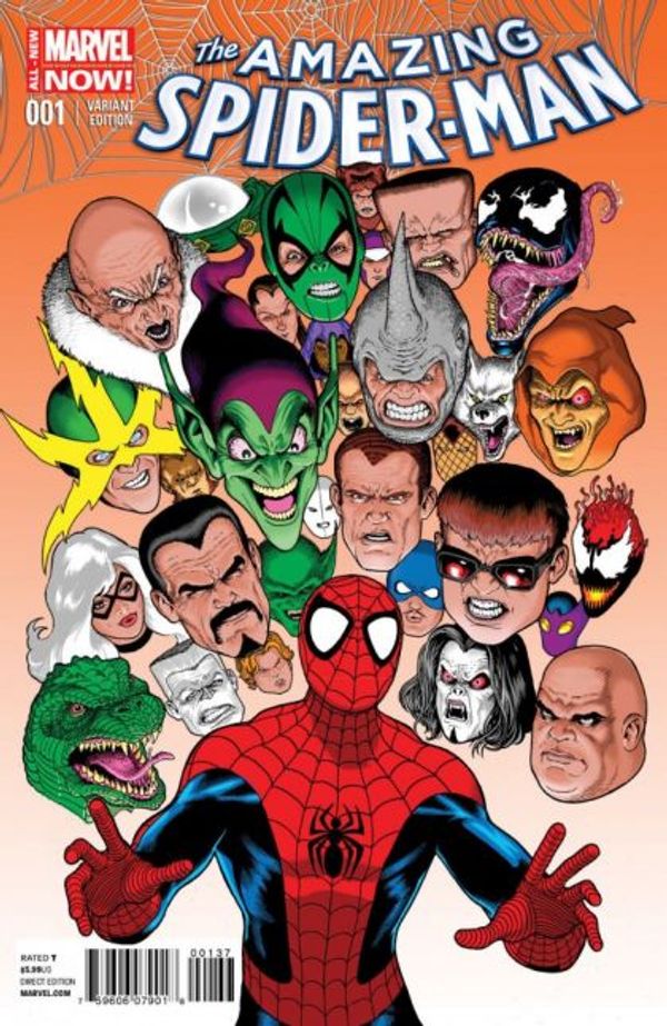 Amazing Spider-man #1 (Kevin Maguire Brave New Worlds/Laughing Ogre Exclusive Variant C)