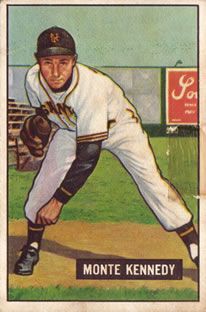 Monte Kennedy 1951 Bowman #163 Sports Card