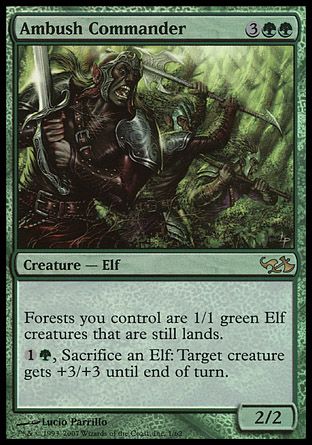 Elves vs. Goblins Trading Card