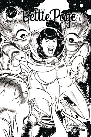 Bettie Page #2 (20 Copy Williams B&w Cover)