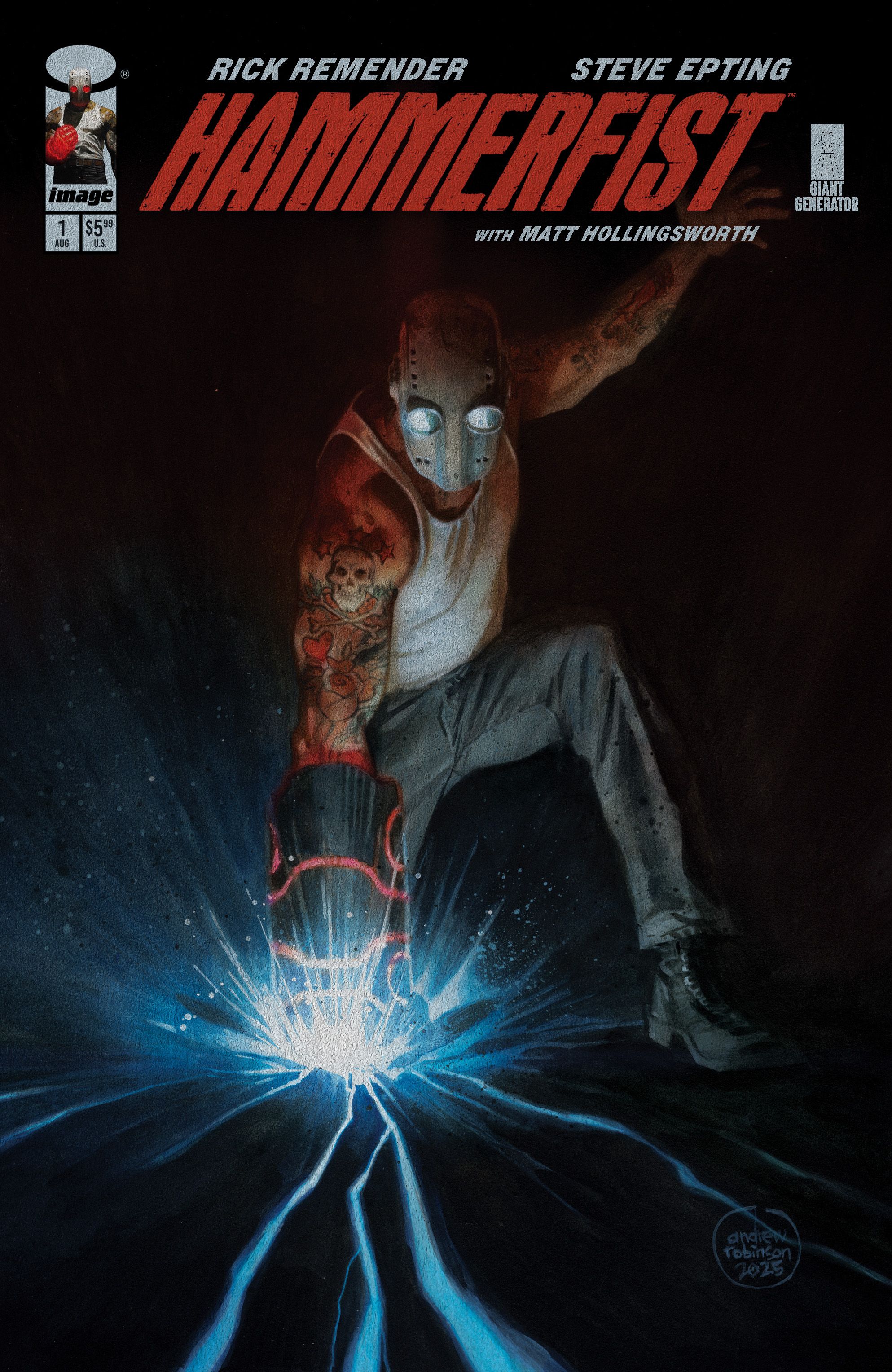 Hammerfist #1 (Cvr H Inc 1:100 Andrew Robinson Foil Variant) Comic