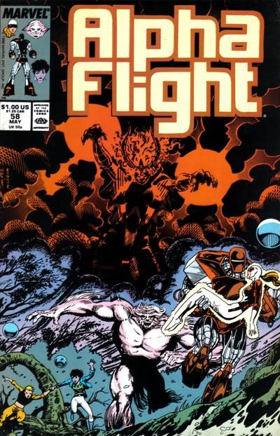 Alpha Flight #58 Comic