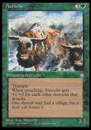 Aurochs (Ice Age) Trading Card