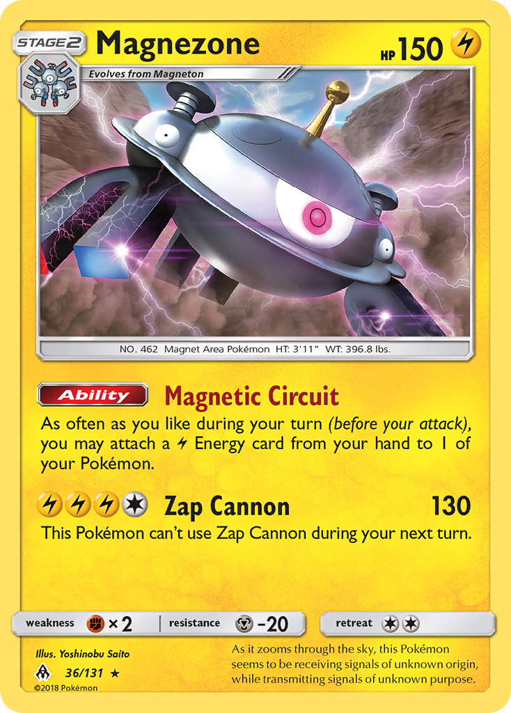 Magnezone (36/131) - Forbidden Light Pokémon Card