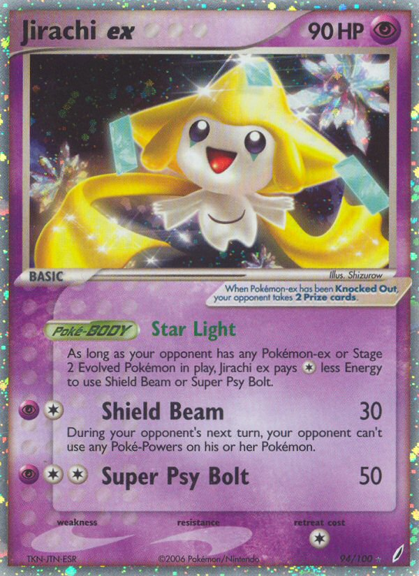 Jirachi ex (94/100) - Crystal Guardians Pokémon Card