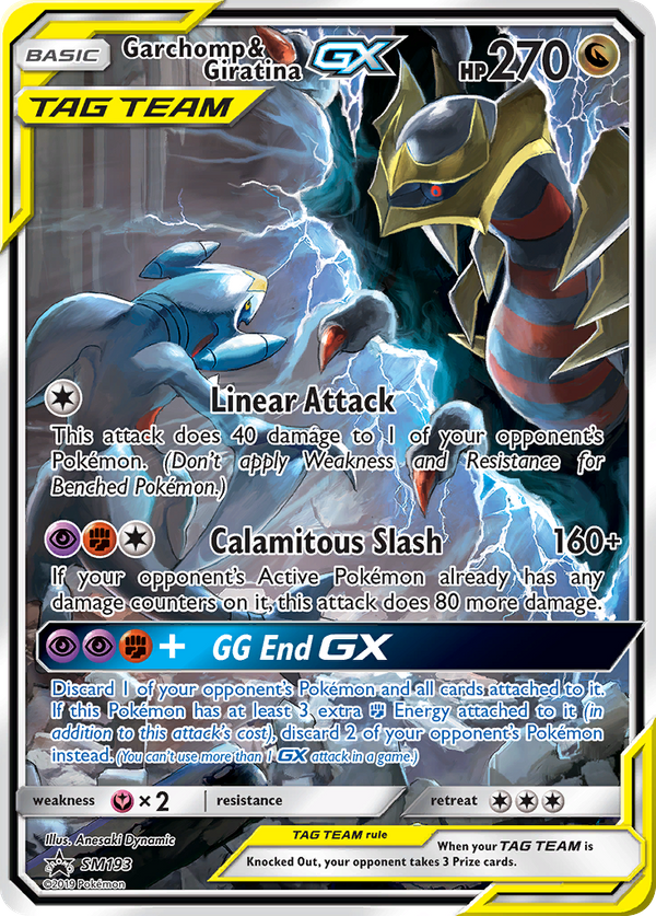 Garchomp & Giratina GX (SM193) - SM Black Star Promos