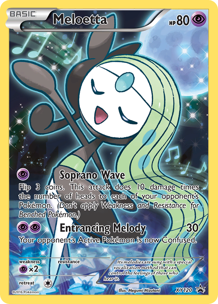 Meloetta (XY120) - XY Black Star Promos Pokémon Card