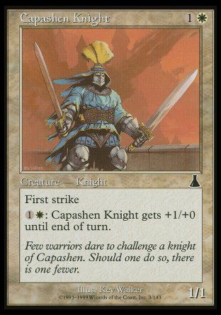 Capashen Knight (Urza's Destiny) Trading Card