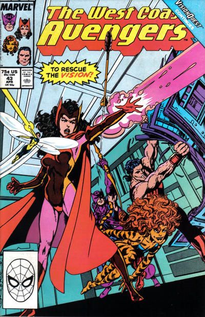 West Coast Avengers #43 Comic