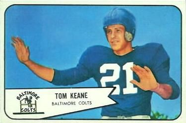 Tom Keane 1954 Bowman #72 Sports Card