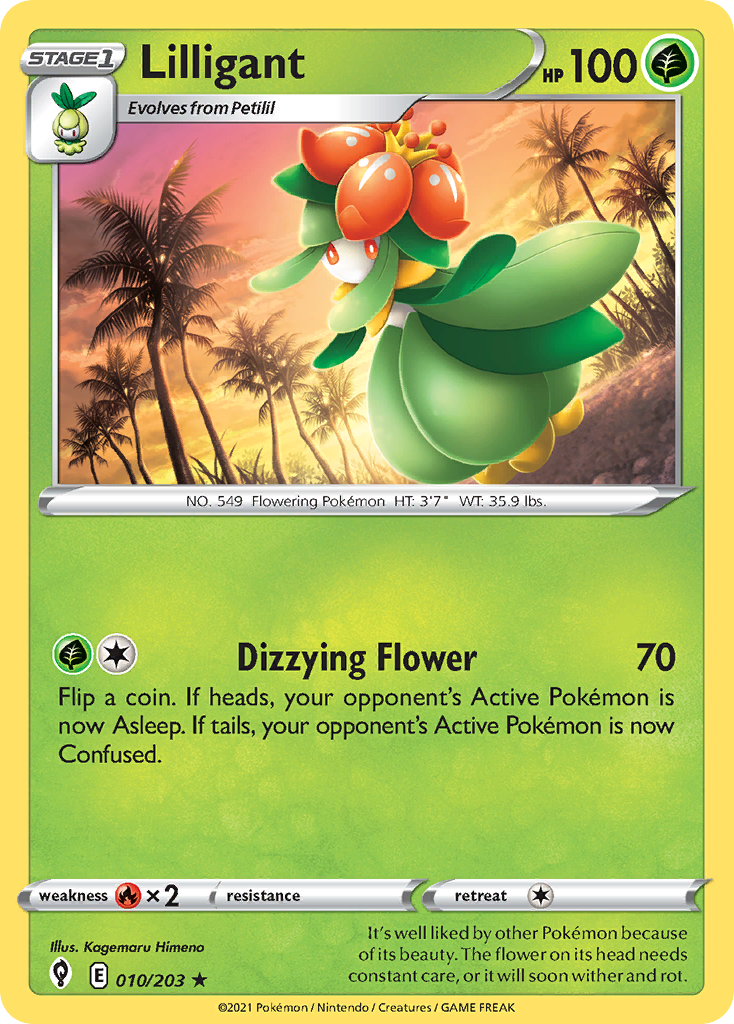 Lilligant (10/203) - Evolving Skies Pokémon Card