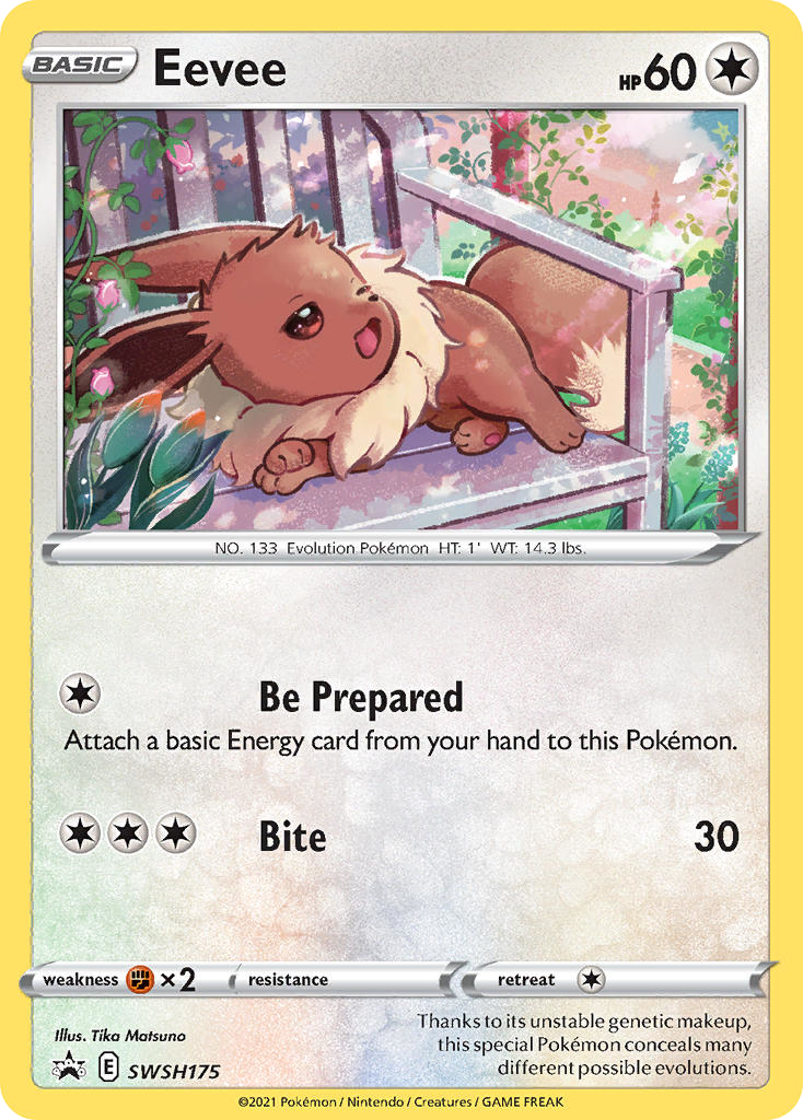 Eevee (SWSH175) - SWSH Black Star Promos Pokémon Card