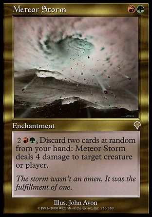 Meteor Storm (Invasion) Trading Card