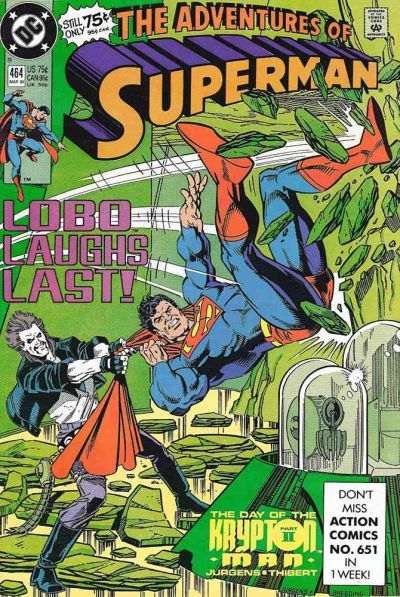 Adventures of Superman #464 Comic