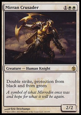 Mirran Crusader (Mirrodin Besieged) Trading Card