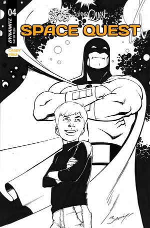 Space Ghost / Jonny Quest: Space Quest #4 (Cvr J Inc 1:10 Mark Bagley Line Art Variant)