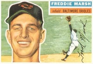 Freddie Marsh 1956 Topps #23 Sports Card