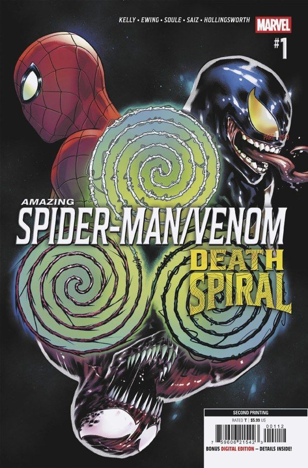 Amazing Spider-Man/Venom: Death Spiral #1 (Cafu 2nd Printing Variant) Comic