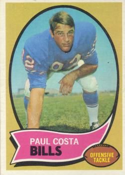 Paul Costa 1970 Topps #36 Sports Card