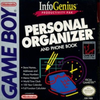 Infogenius: Personal Organizer Video Game