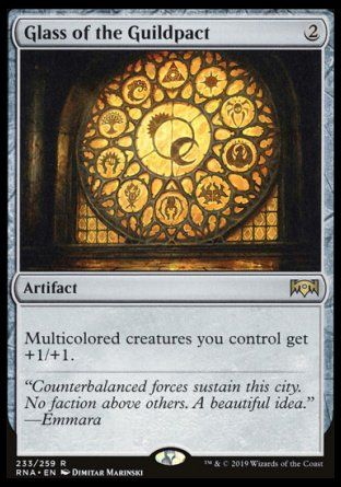 Glass of the Guildpact (Ravnica Allegiance) Trading Card