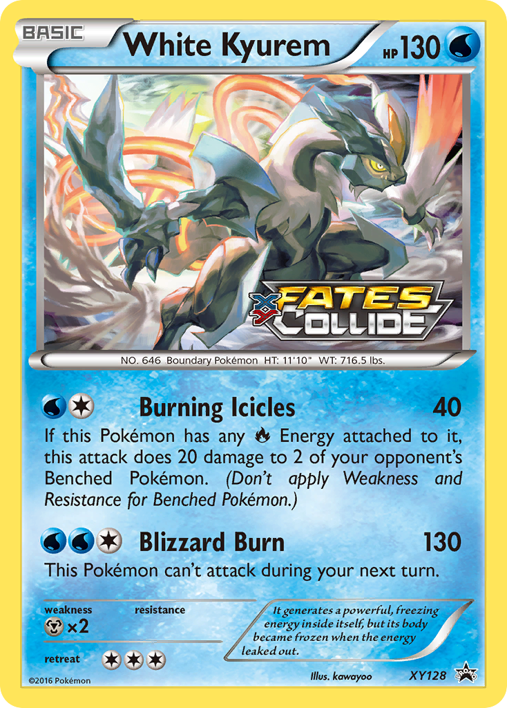 White Kyurem (XY128) - XY Black Star Promos Pokémon Card