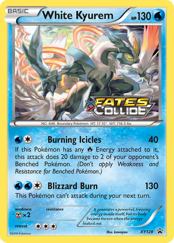 White Kyurem (XY128) - XY Black Star Promos