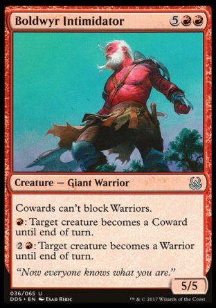 Boldwyr Intimidator (Mind vs. Might) Trading Card