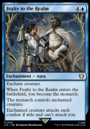 Fealty to the Realm (The Lord of the Rings Commander Decks) Trading Card